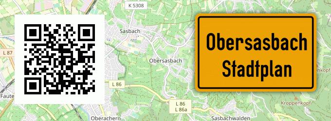 Stadtplan Obersasbach