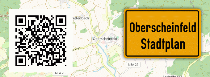 Stadtplan Oberscheinfeld