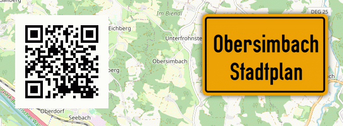 Stadtplan Obersimbach