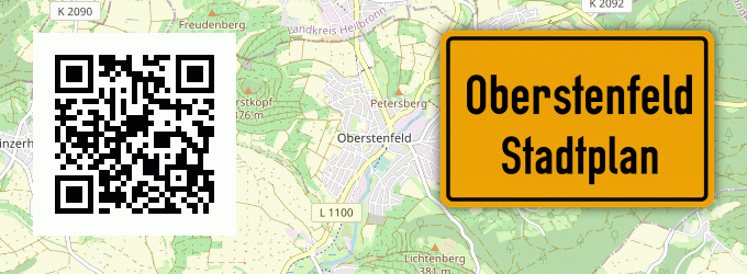 Stadtplan Oberstenfeld