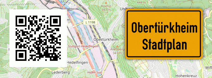 Stadtplan Obertürkheim