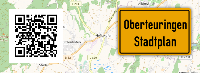 Stadtplan Oberteuringen