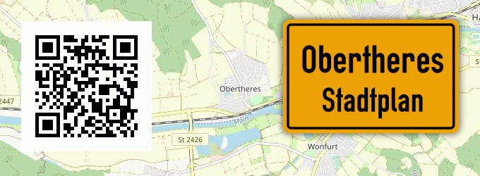 Stadtplan Obertheres