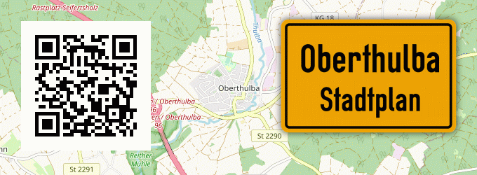 Stadtplan Oberthulba