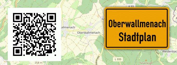 Stadtplan Oberwallmenach