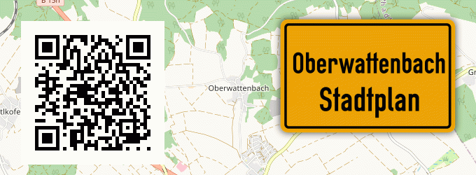 Stadtplan Oberwattenbach