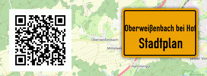 Stadtplan Oberweißenbach bei Hof, Saale