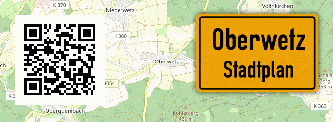Stadtplan Oberwetz