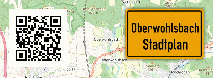 Stadtplan Oberwohlsbach