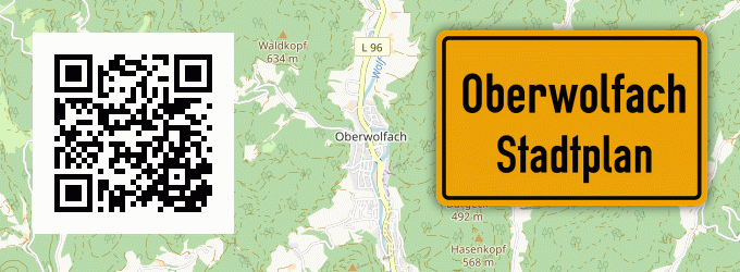 Stadtplan Oberwolfach