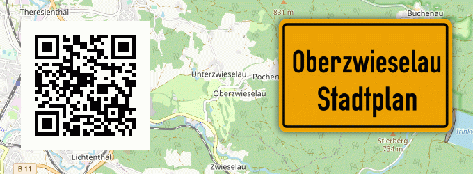 Stadtplan Oberzwieselau