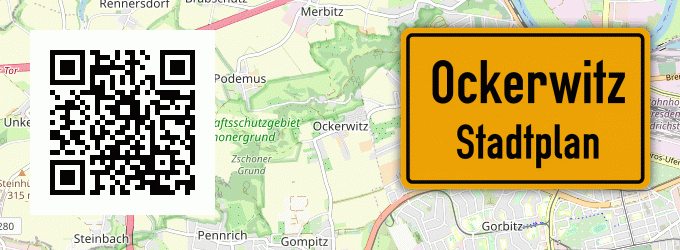 Stadtplan Ockerwitz