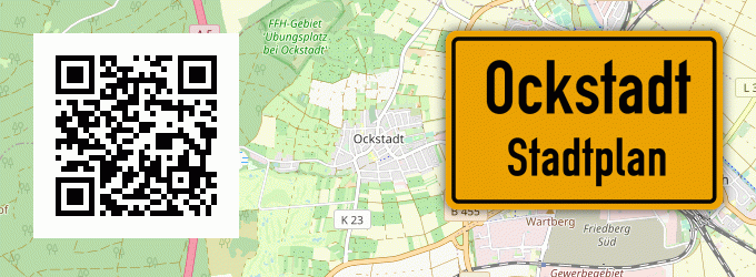 Stadtplan Ockstadt