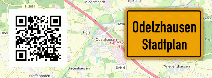 Stadtplan Odelzhausen