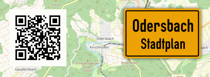 Stadtplan Odersbach