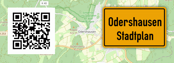 Stadtplan Odershausen