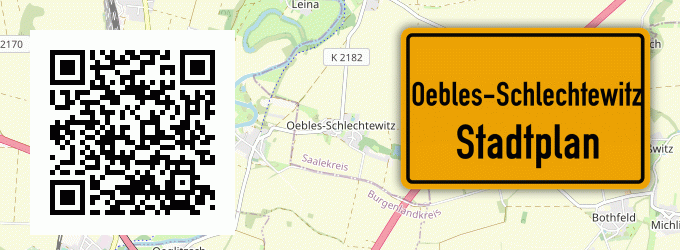 Stadtplan Oebles-Schlechtewitz