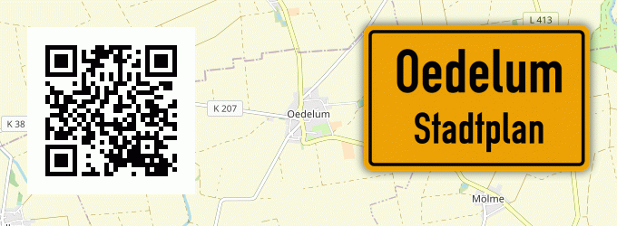 Stadtplan Oedelum