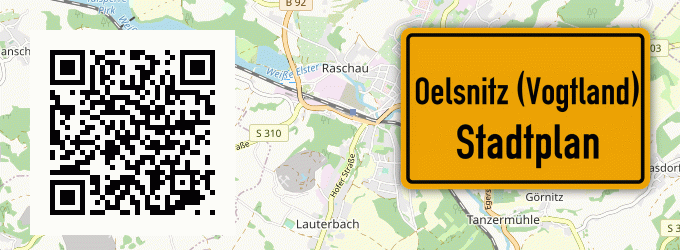 Stadtplan Oelsnitz (Vogtland)