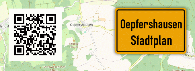 Stadtplan Oepfershausen