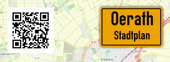 Stadtplan Oerath