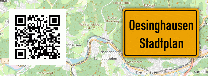 Stadtplan Oesinghausen