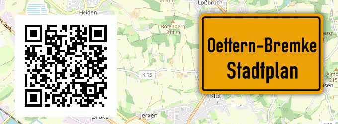 Stadtplan Oettern-Bremke