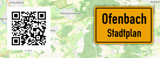 Stadtplan Ofenbach
