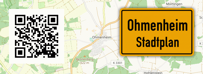 Stadtplan Ohmenheim