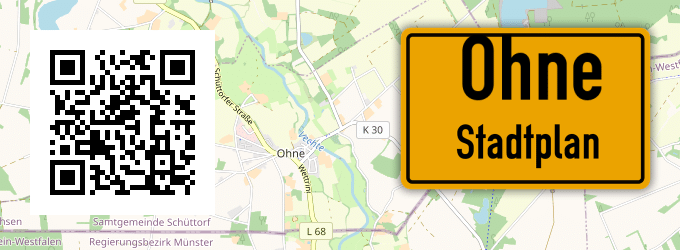 Stadtplan Ohne