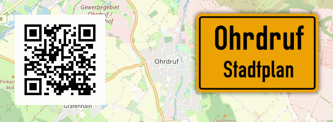 Stadtplan Ohrdruf