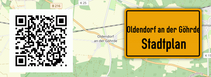 Stadtplan Oldendorf an der Göhrde