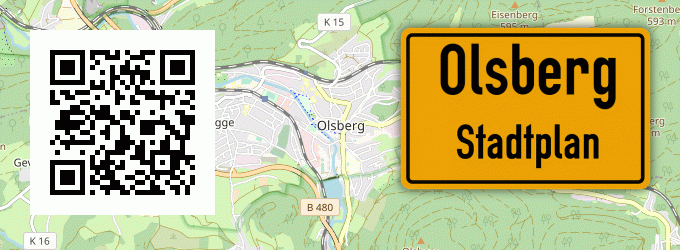 Stadtplan Olsberg
