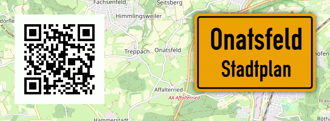 Stadtplan Onatsfeld