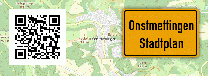 Stadtplan Onstmettingen