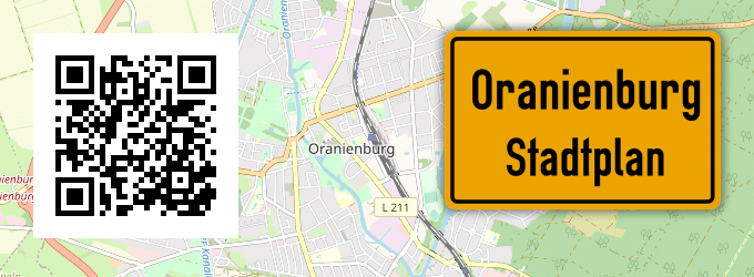 Stadtplan Oranienburg
