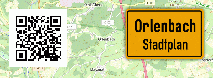 Stadtplan Orlenbach