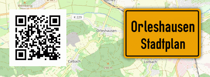 Stadtplan Orleshausen