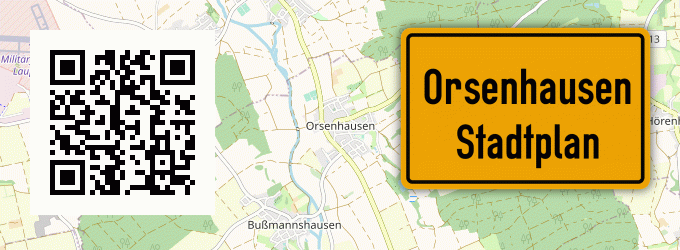 Stadtplan Orsenhausen