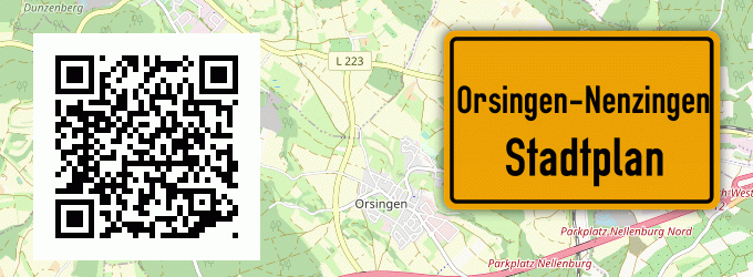 Stadtplan Orsingen-Nenzingen