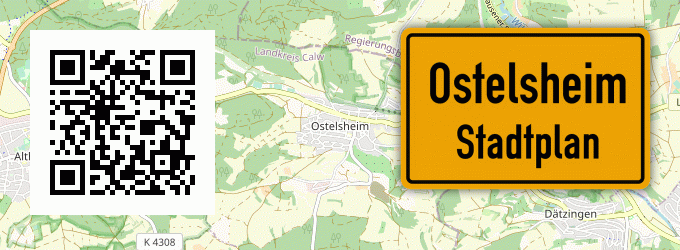 Stadtplan Ostelsheim