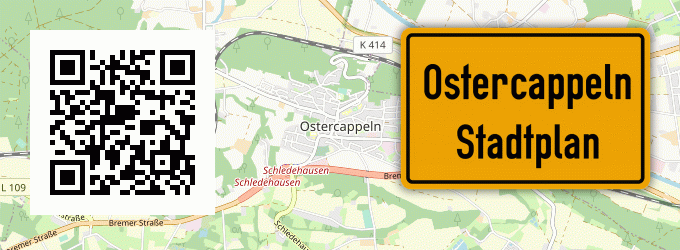 Stadtplan Ostercappeln