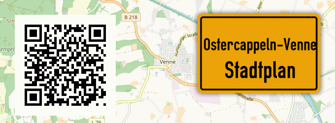 Stadtplan Ostercappeln-Venne