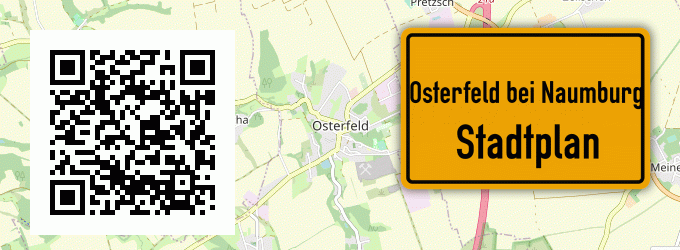 Stadtplan Osterfeld bei Naumburg, Saale
