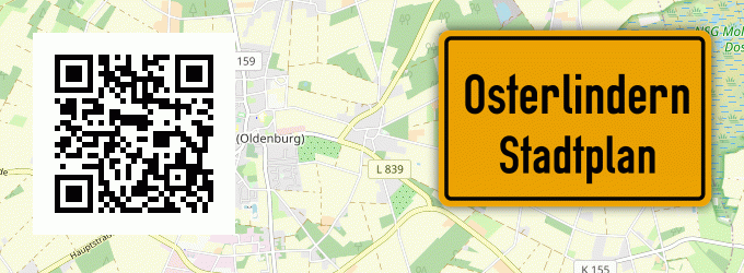 Stadtplan Osterlindern, Oldenburg