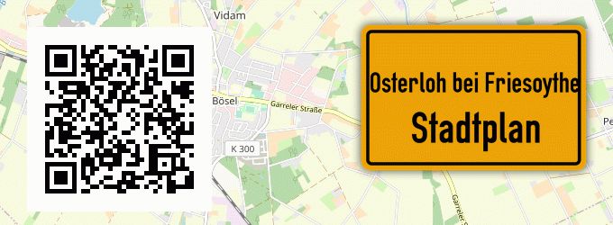 Stadtplan Osterloh bei Friesoythe