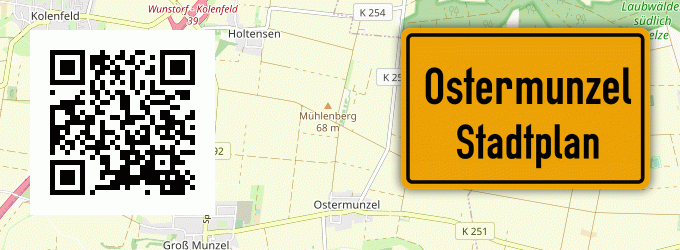 Stadtplan Ostermunzel