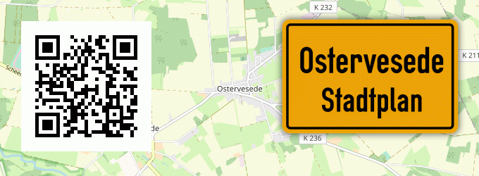 Stadtplan Ostervesede