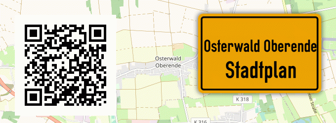 Stadtplan Osterwald Oberende
