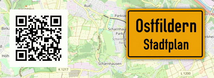 Stadtplan Ostfildern